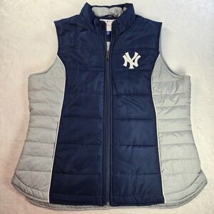 New York Yankees womans Vest  MLB Genuine Merchandise by Carl Banks Large poly